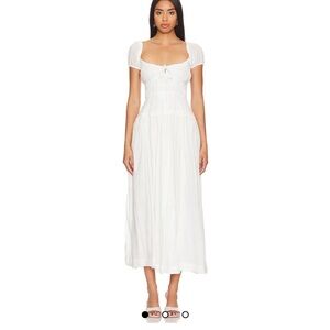Free People Feeling Bonita Midi Dress in Ivory